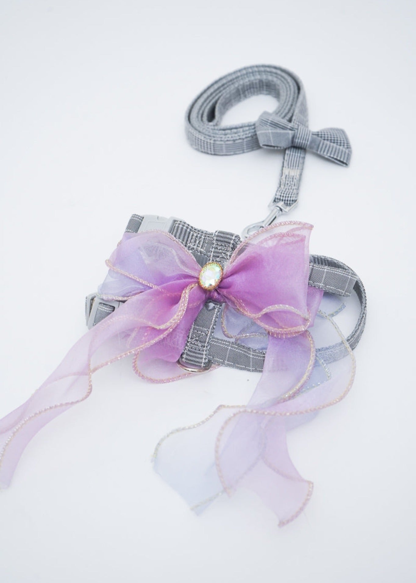 Gradient Mesh Butterfly Harness For Dog (leash included)