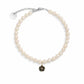 Purry Purry Genuine Freshwater Pearl Adjustable Dog Necklace – Customizable Charms
