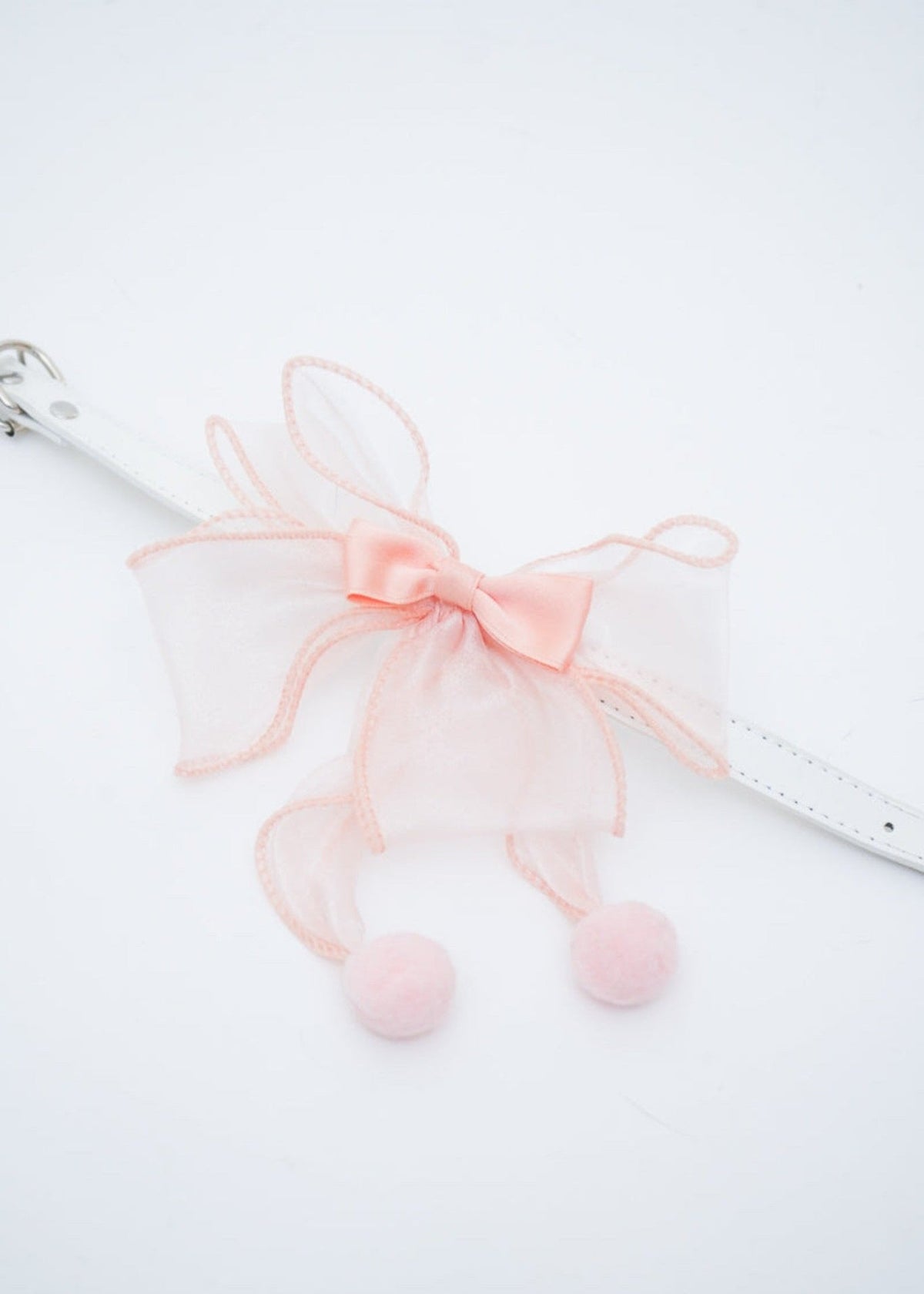 Sheer Bowtie Collar in Pink | PurryPurry