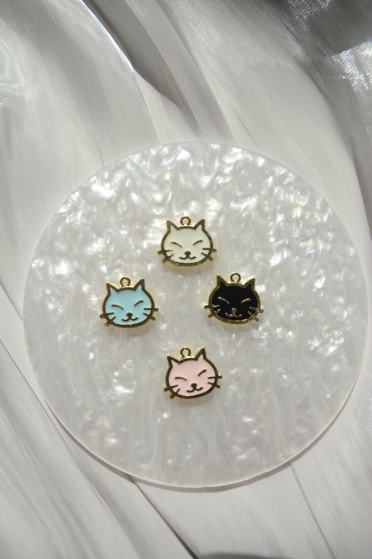 Metal Kitty Charm Collection