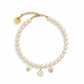 Purry Purry Faux Pearl Adjustable Dog Necklace – Customizable Charms