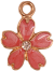 Metal Flower Charm Collection