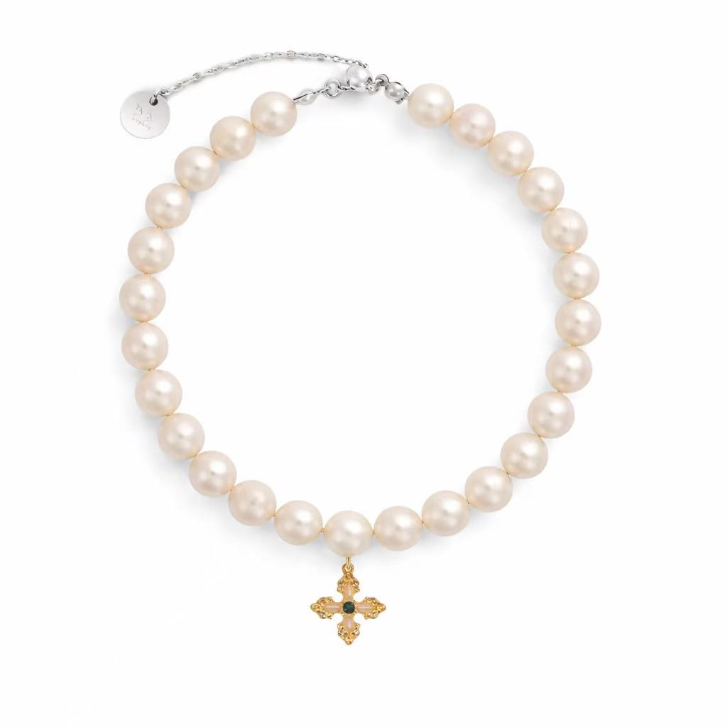 Purry Purry Breakaway Genuine Freshwater Pearl Adjustable Cat Necklace – Customizable