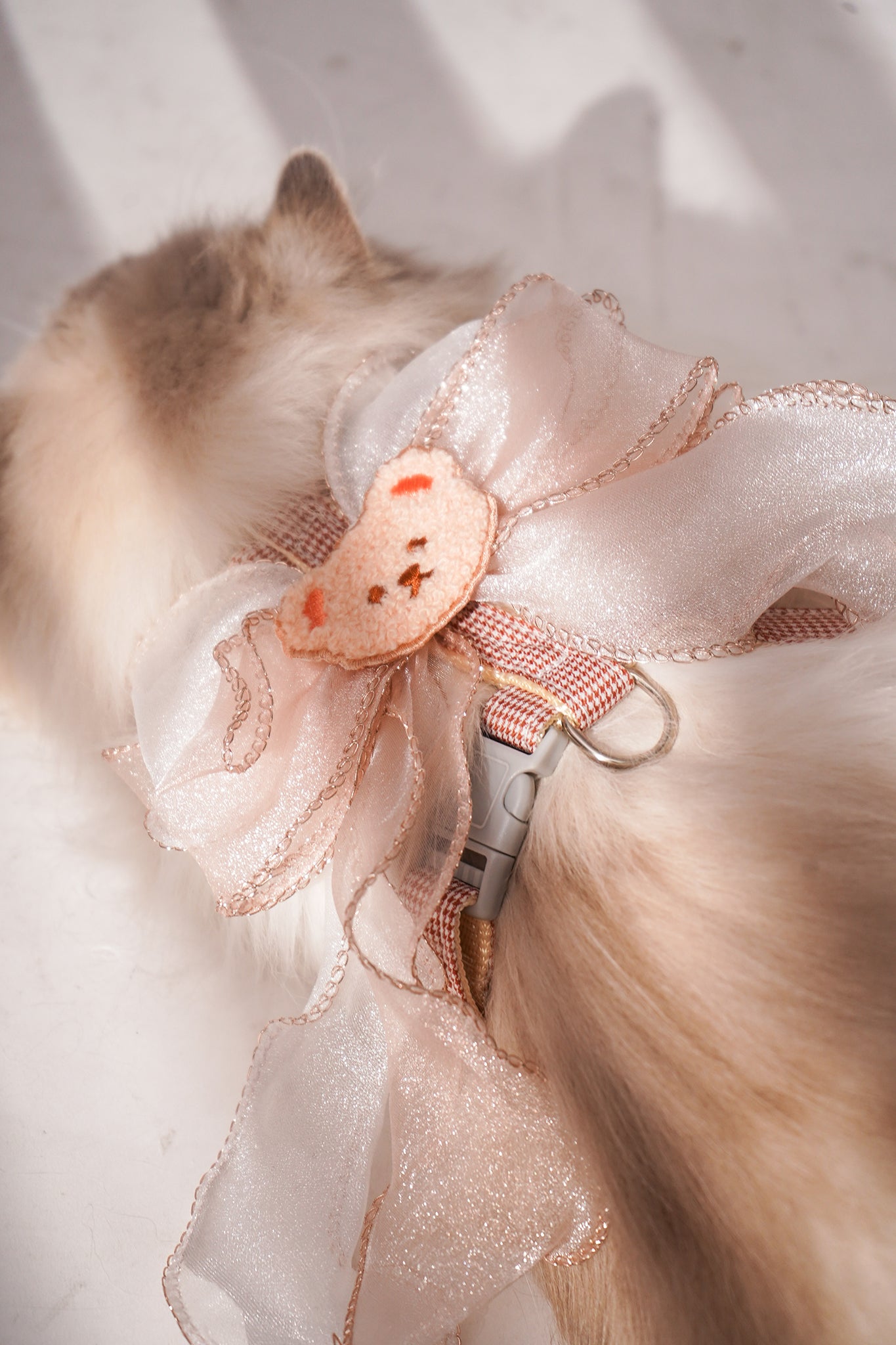 Teddy Bear Harness For Cat (leash included)