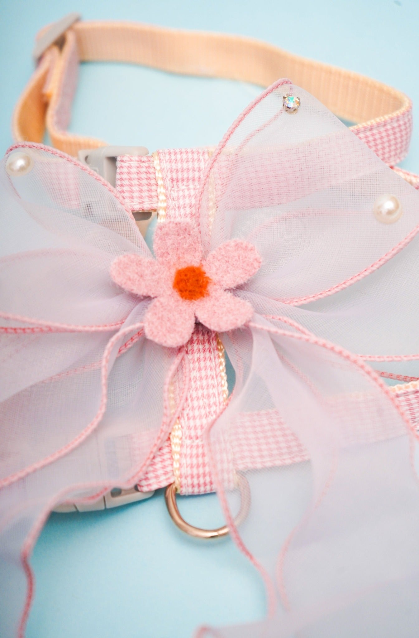 kitten play gear Cherry Blossom Harness Set For Cat (leash included) – PurryPurryInc